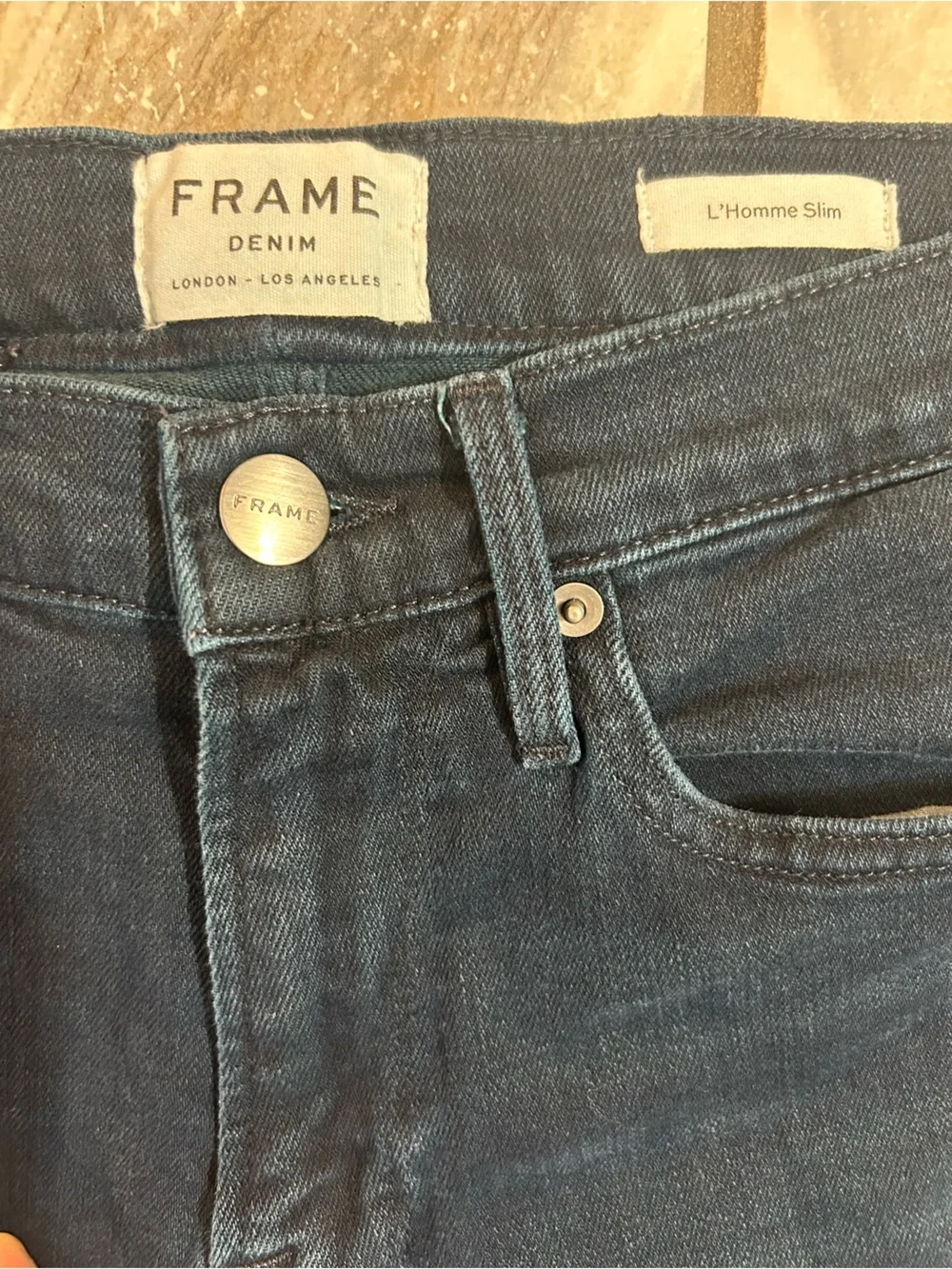 FRAME Denim L'Homme Slim Fit Jeans Blue Men's Size 29x30 (No Tag)